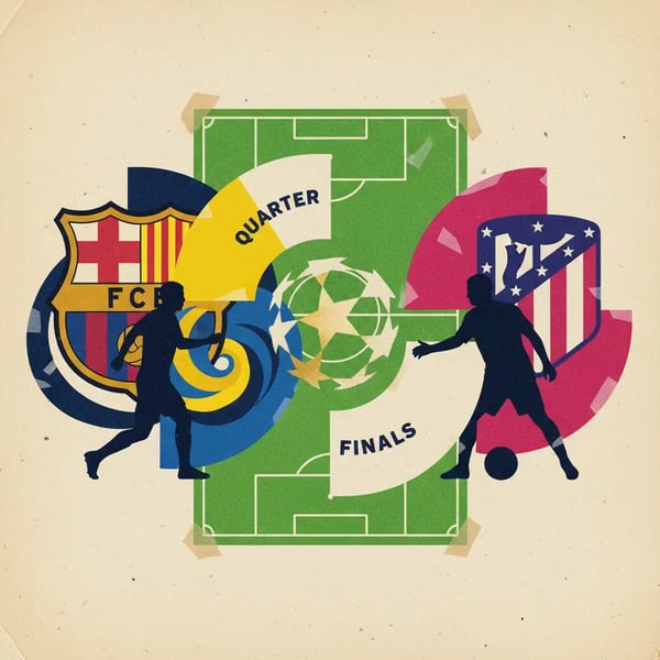 Barcelona e Atlético de Madrid se enfrentam nas quartas da Champions League