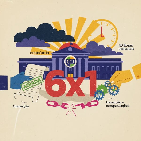 PEC do fim da escala 6x1 tem votação adiada na CCJ