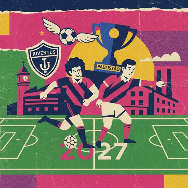 Vampeta e Diniz: Ídolos no último Juventus da elite paulista