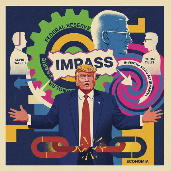 Trump sugere investigação alternativa para chefe do Fed e busca acordo