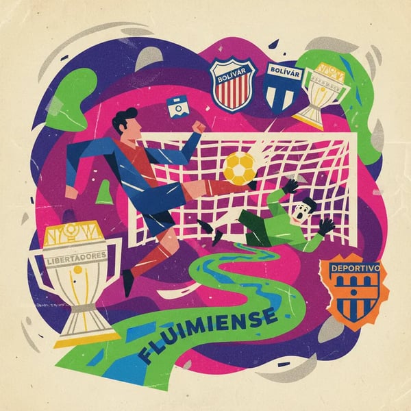 Atacante do Bolívar anota golazo contra La Guaira na Libertadores