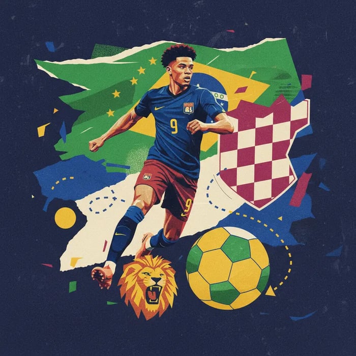 Endrick decisivo em vitória do Brasil sobre a Croácia