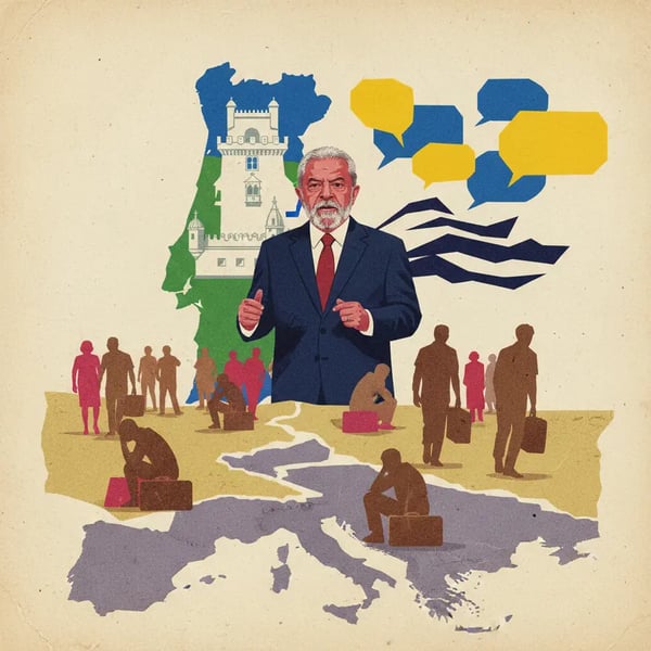 Lula em Portugal: Discurso sobre imigração contrasta com relatos de brasileiros