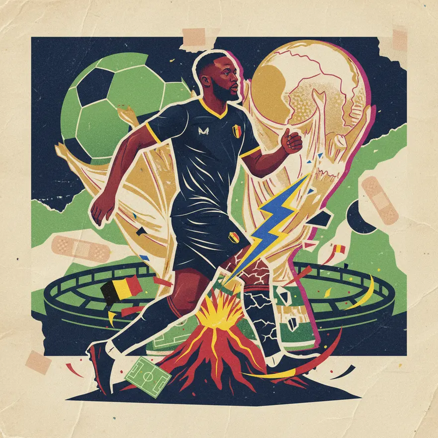 Lukaku sofre nova lesão e vira dúvida para a Copa