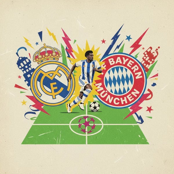 Vini Jr e Real Madrid encaram Bayern na Champions