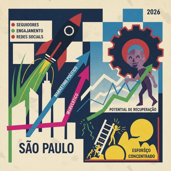 Disputa digital em SP: Tarcísio amplia vantagem sobre Haddad em 4 anos