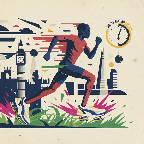 Sabastian Sawe quebra recorde mundial da maratona impulsionado por tecnologia