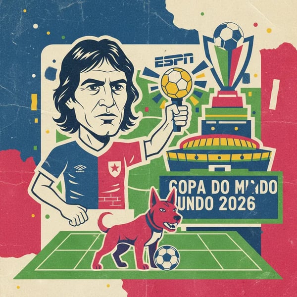 Loco Abreu será comentarista da ESPN na Copa de 2026