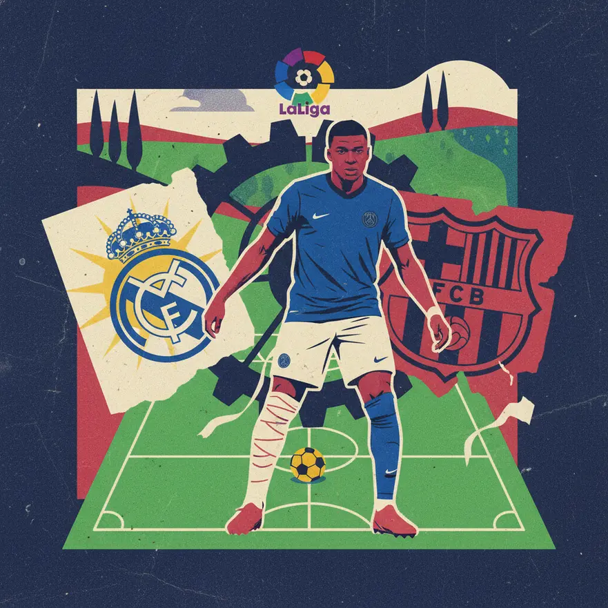 Mbappé é dúvida para El Clásico após adiamento de exame no Real Madrid