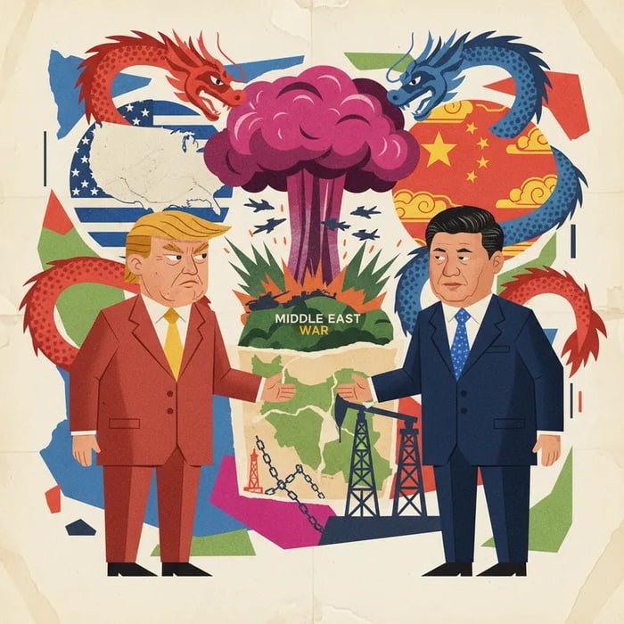 Trump e Xi Jinping se reúnem em meio a tensões e guerra no Irã