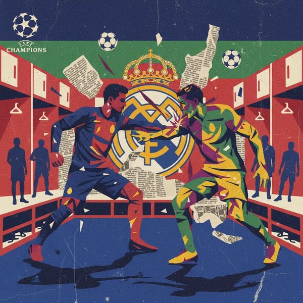 Rudiger atinge colega de time em vestiário do Real Madrid