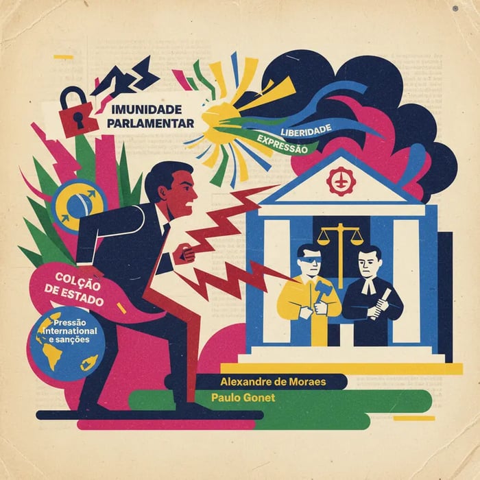 PGR pede condenação de Eduardo Bolsonaro por pressão contra o Judiciário