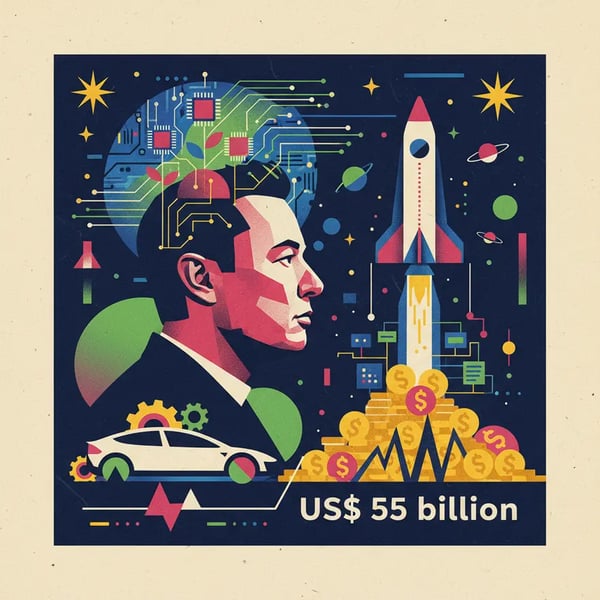 Musk destina US$ 55 bi para fabricar chips de IA e centros de dados espaciais