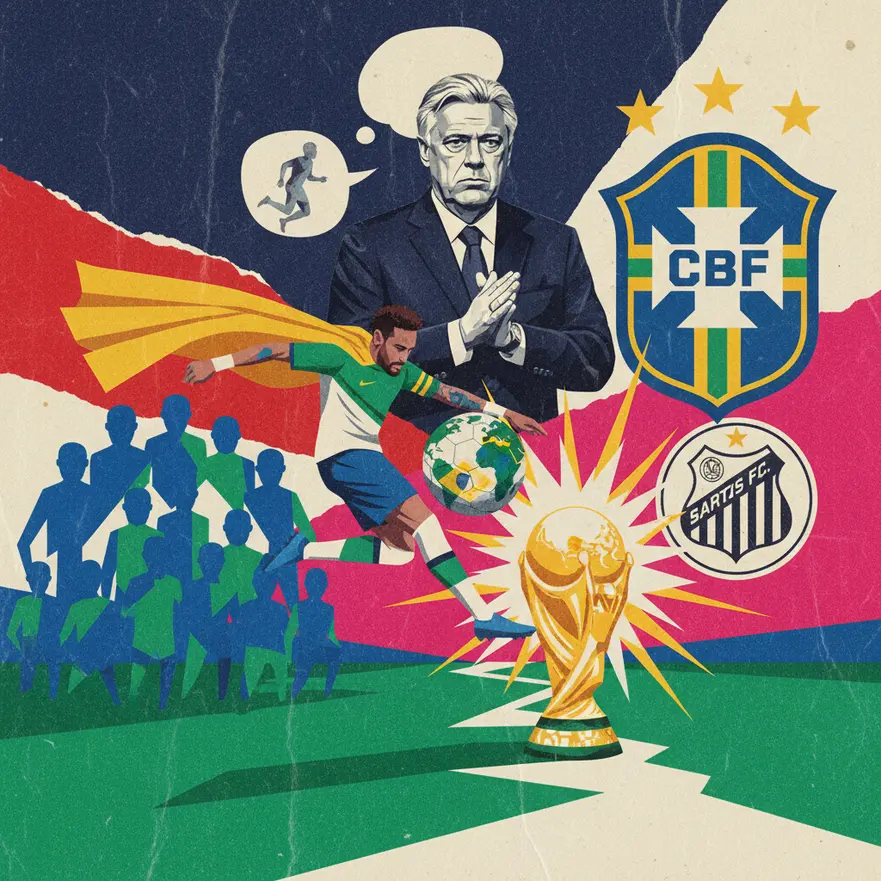 Neymar em busca da Copa: Ancelotti avalia momento do craque