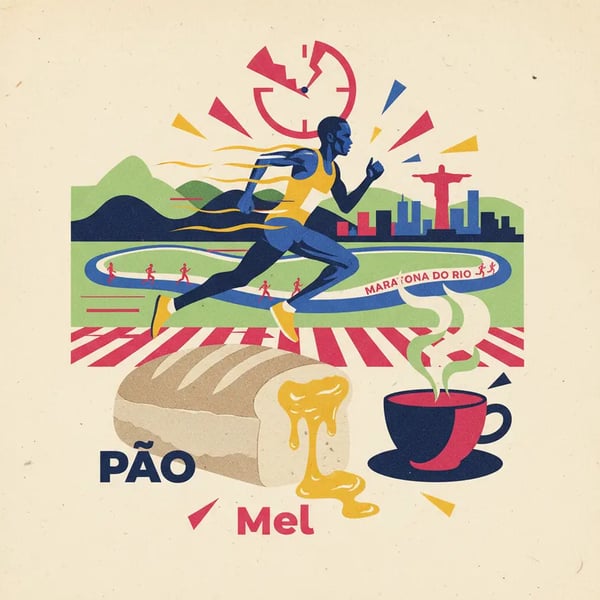 Pão com mel e chá: o segredo de Sawe para correr maratona