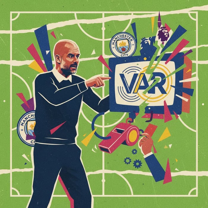 Guardiola ataca VAR e arbitragem antes de jogo chave do City
