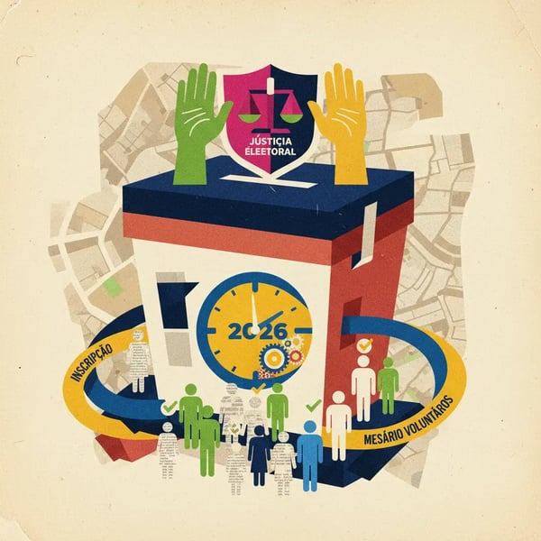 Seja mesário nas eleições 2026: inscrições abertas para voluntários
