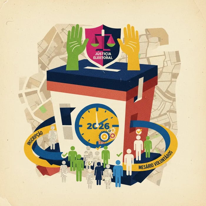 Seja mesário nas eleições 2026: inscrições abertas para voluntários