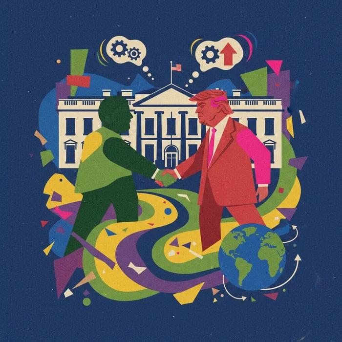 Lula e Trump se reúnem na Casa Branca e discutem produtividade