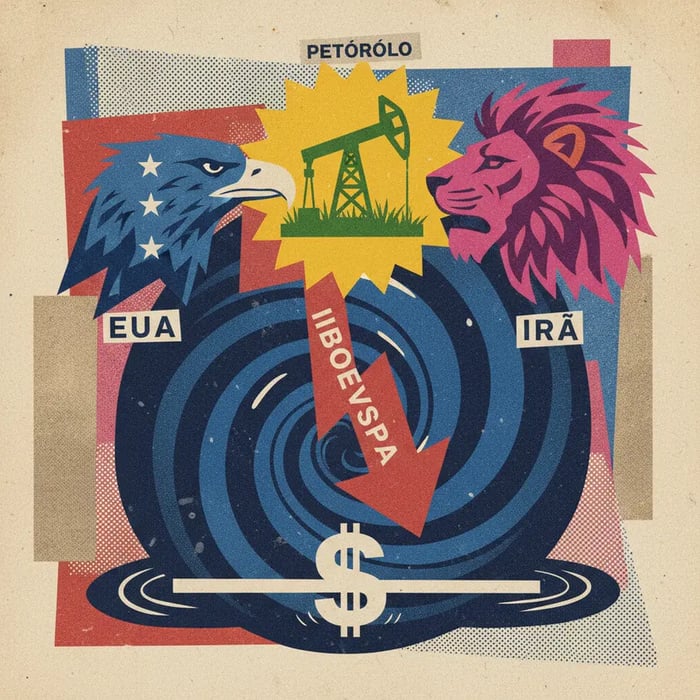 Bolsa de SP recua mais de 2% com tensões EUA-Irã