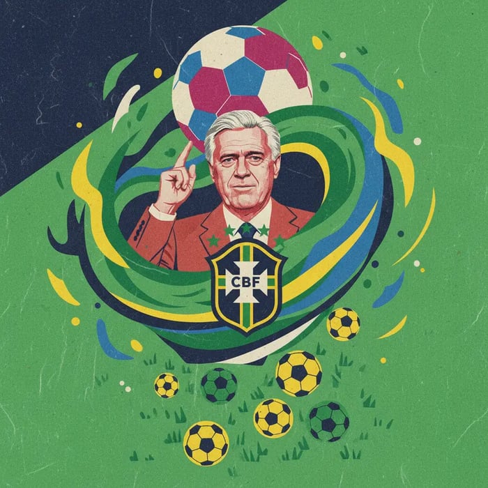 Ancelotti renova com a Seleção Brasileira até 2030