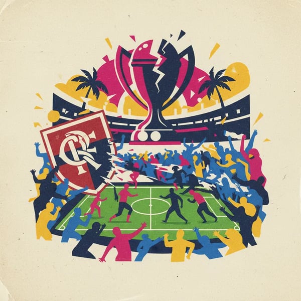 Jogo do Flamengo na Libertadores interrompido na Colômbia