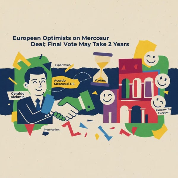 Europeus otimistas com acordo Mercosul; votação final pode levar 2 anos