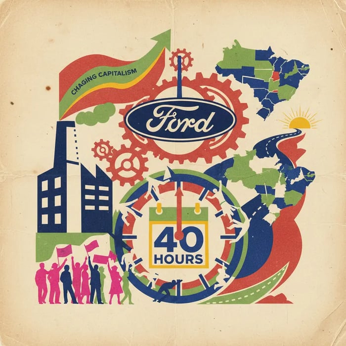 Ford reduziu jornada para 40 horas e mudou o capitalismo há 100 anos
