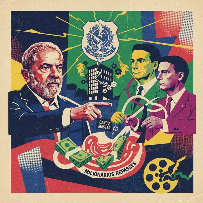 Lula diz que relação entre Flávio Bolsonaro e banqueiro preso é "caso de polícia"