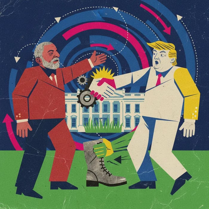Lula diz a Trump que "ninguém respeita lambe-botas"