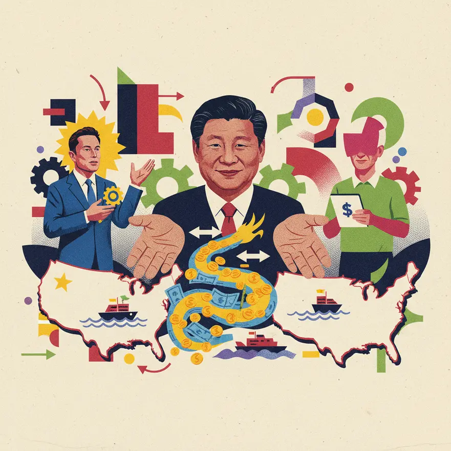 Xi Jinping promete mais abertura econômica para empresários americanos