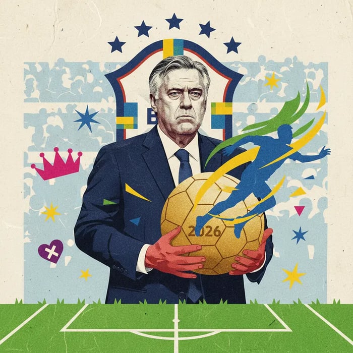Ancelotti define convocação de Neymar como decisão 100% profissional