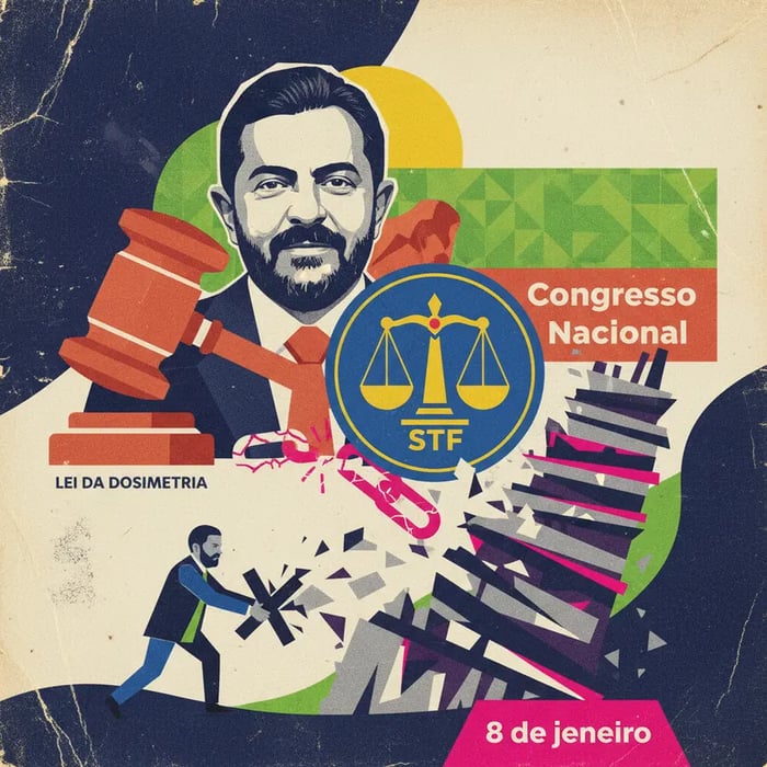 Alcolumbre promulga lei que reduz penas para condenados pelo 8 de janeiro