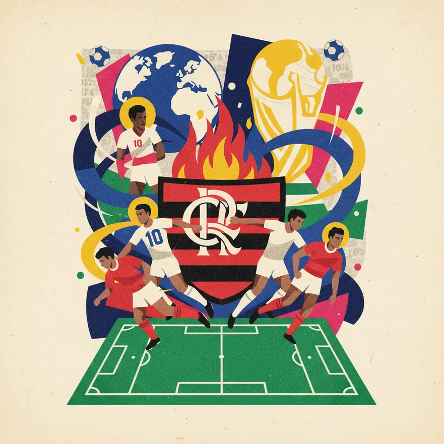 Flamengo lidera contribuição para a Seleção Brasileira em Copas entre 1974 e 1986