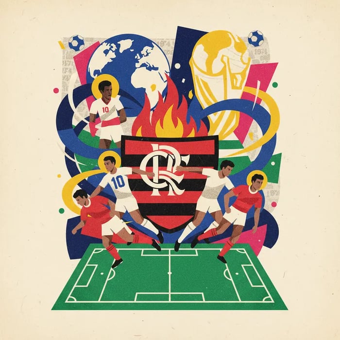 Flamengo lidera contribuição para a Seleção Brasileira em Copas entre 1974 e 1986