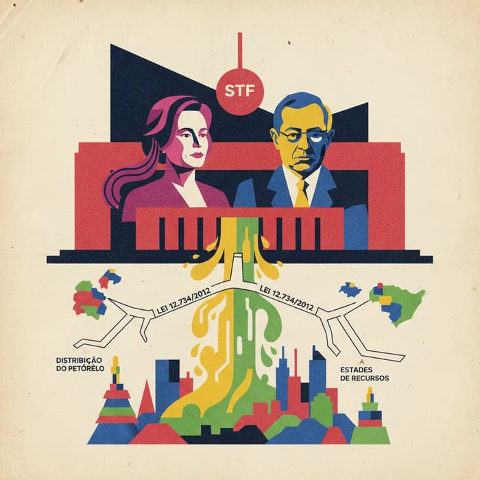 STF debate divisão de royalties do petróleo
