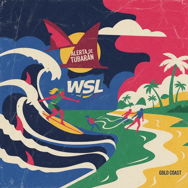 Alerta de tubarão interrompe bateria de brasileira na WSL