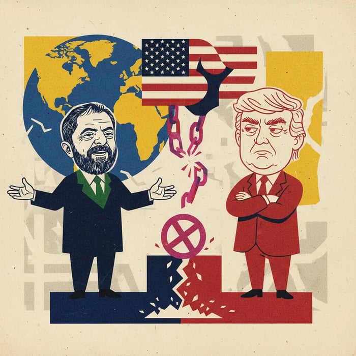 Lula diz a Trump que não há 'veto' em discussões e critica subserviência