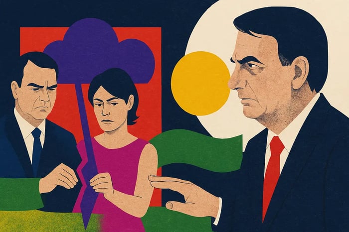 Bolsonaro atua para tentar minimizar crise envolvendo Flávio e Michelle