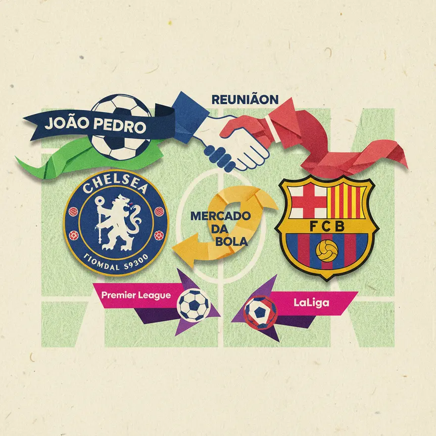 Empresário de João Pedro se reúne com Chelsea e Barcelona