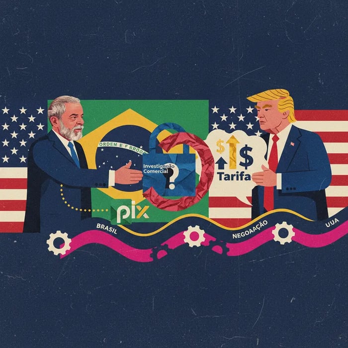 Lula solicita a Trump fim de investigação sobre Pix e EUA e Brasil negociam tarifas