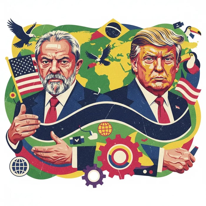 Lula a Trump: "Homens de 80 anos não brincam em serviço"