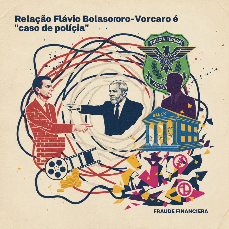 Lula: Relação Flávio Bolsonaro-Vorcaro é "caso de polícia"