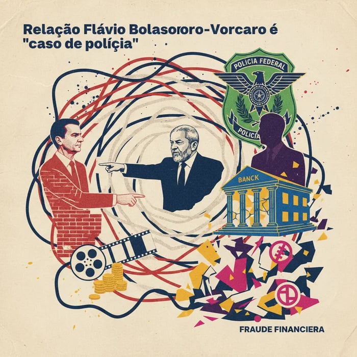 Lula: Relação Flávio Bolsonaro-Vorcaro é "caso de polícia"