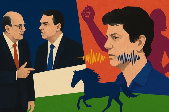 Esquerda critica encontro de Flávio Bolsonaro com Vorcaro, áudio de Mario Frias e trailer de 'Dark Horse'