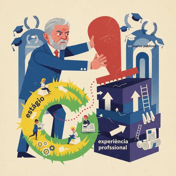 Lula veta projeto que equiparava estágio a experiência profissional