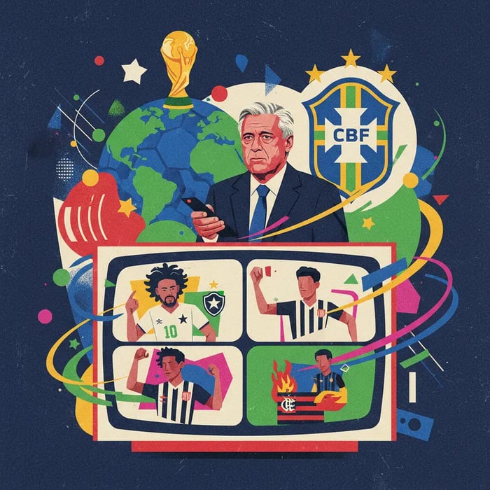 Ancelotti avalia jogadores para Copa do Mundo via vídeo