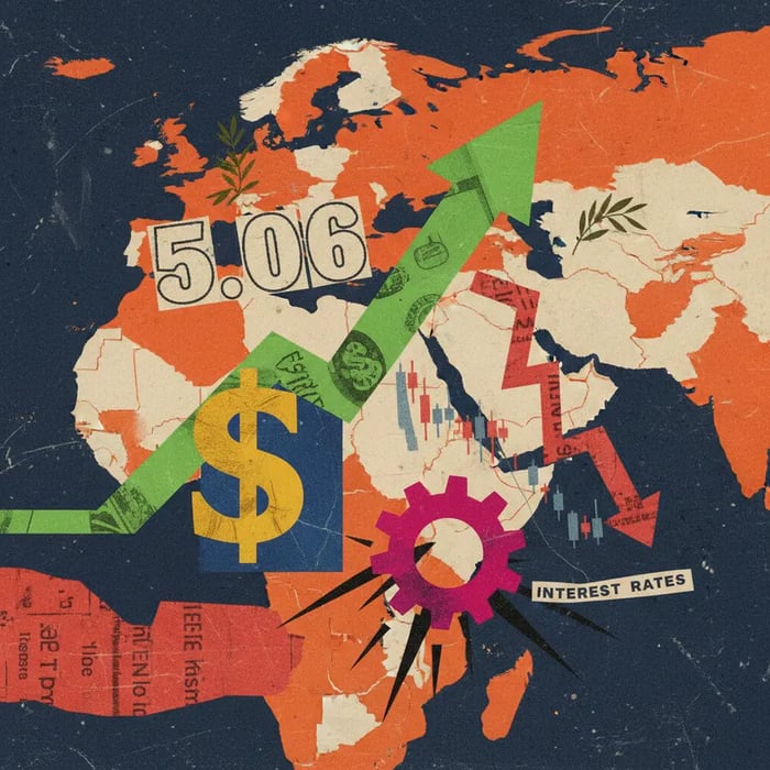 Dólar sobe e fecha a R$ 5,06; Bolsa cai com tensões globais