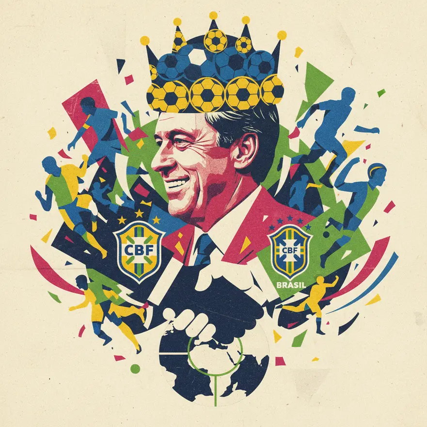 Ancelotti renova com a Seleção Brasileira até 2030