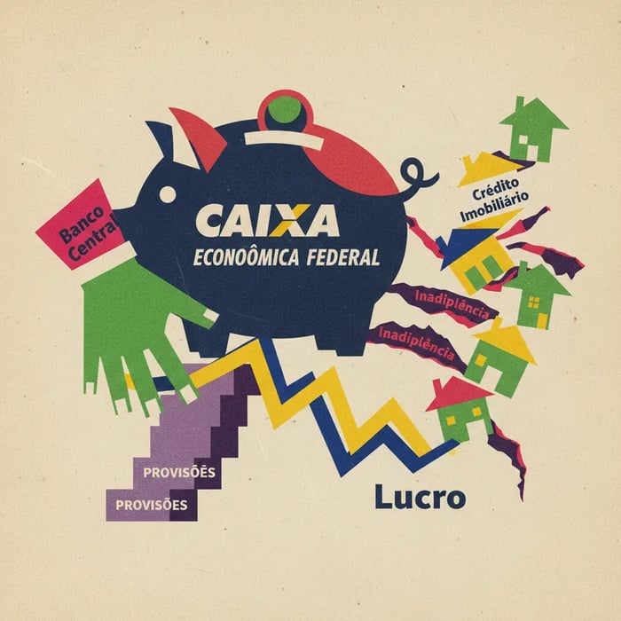 Lucro da Caixa recua 34% com novas regras de provisão do BC